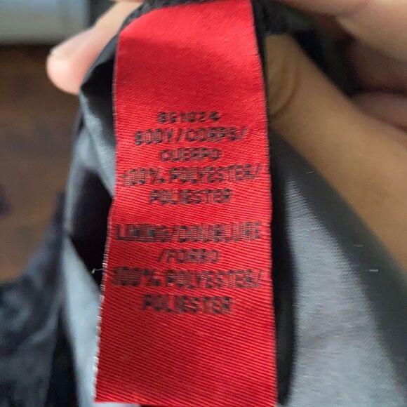 JS Collections Black Strapless Detailed Dress - Picture 6 of 11